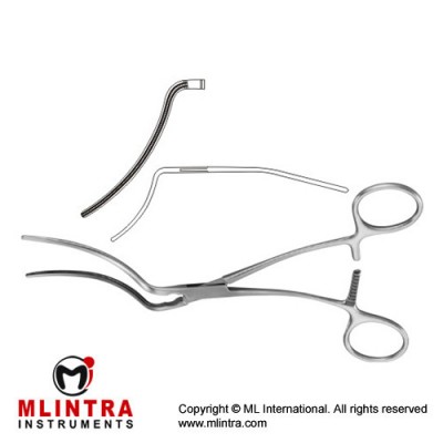 DeBakey-Wylie Atrauma Peripheral Vascular Clamp Stainless Steel, 16 cm - 6 1/4"